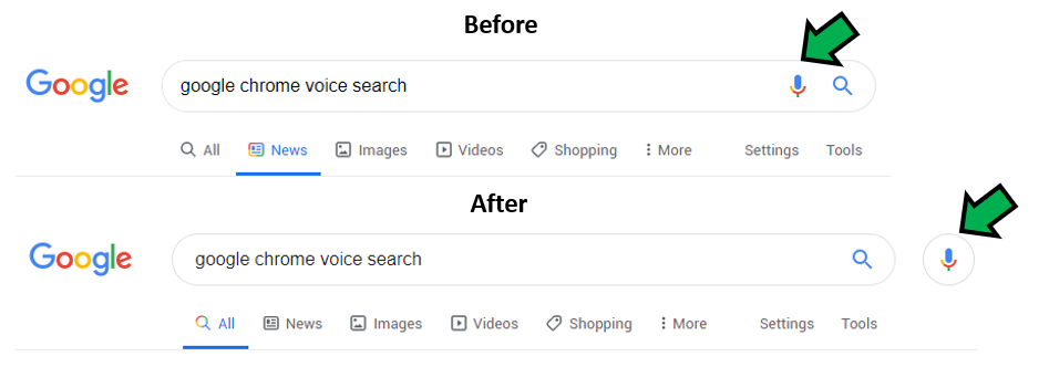 Desktop Voice Search Google Change